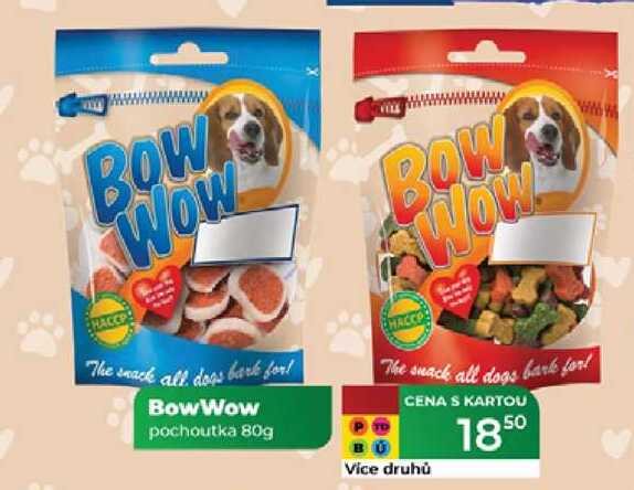 Bow Wow pochoutka 80g 