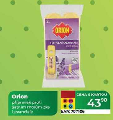 Orion přípravek proti Satnim molum 2ks Levandule 