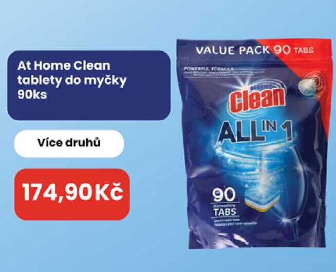 At Home Clean tablety do myčky 90ks 