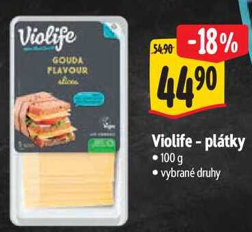  Violife - plátky, 100 g 