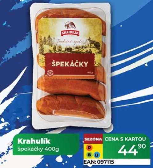Krahulik špekáčky 400g 