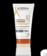 A-DERMA EXOMEGA CONTROL SLUNEČNÍ EMOLIENČNÍ KRÉM SPF50+ 150 ml