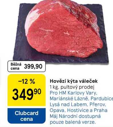 Hovězí kýta váleček, 1 kg 