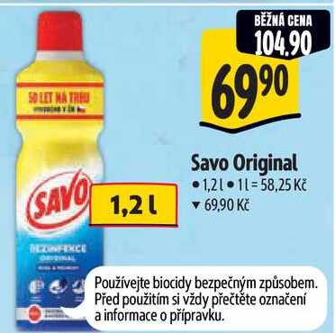Savo Original, 1,2 l