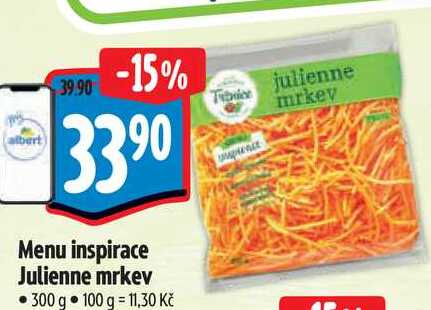 Menu inspirace Julienne mrkev, 300 g