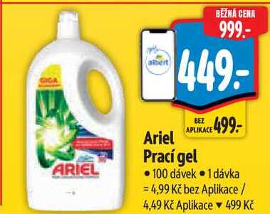 Ariel Prací gel, 100 dávek 
