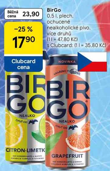 BirGo, 0.5 l, plech