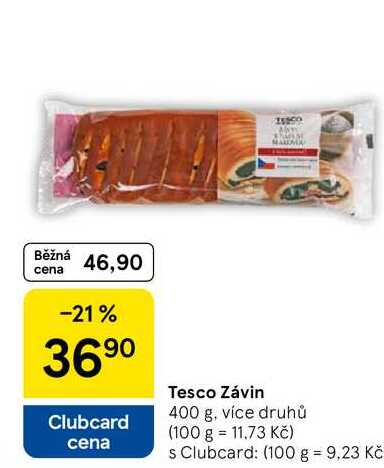 Tesco Závin, 400 g, více druhů  
