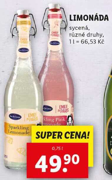 LIMONÁDA, 0,75 l