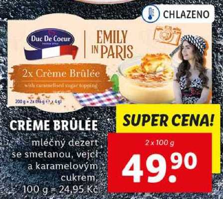 CRÈME BRÛLÉE, 2x 100 g