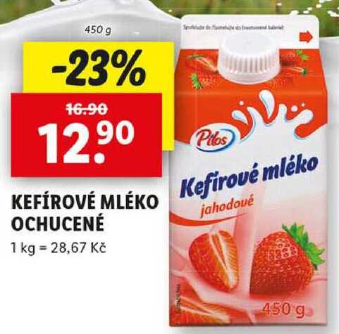 KEFÍROVÉ MLÉKO OCHUCENÉ, 450 g