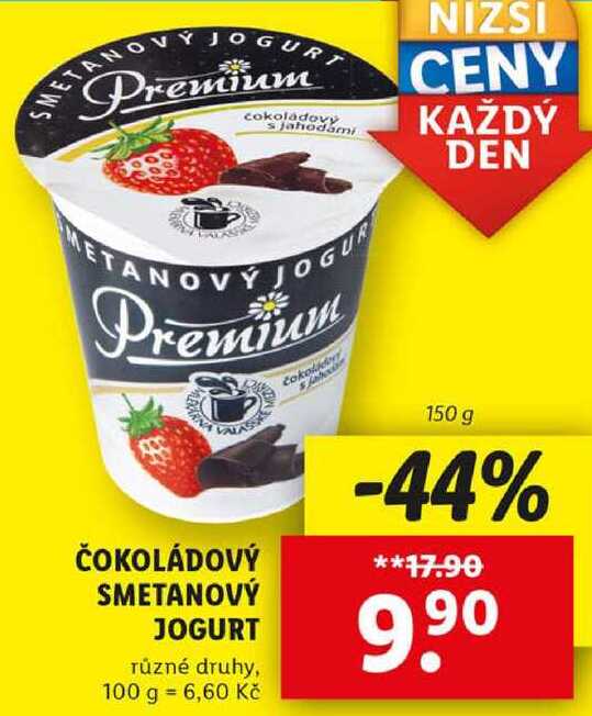 ČOKOLÁDOVÝ SMETANOVÝ JOGURT, 150 g