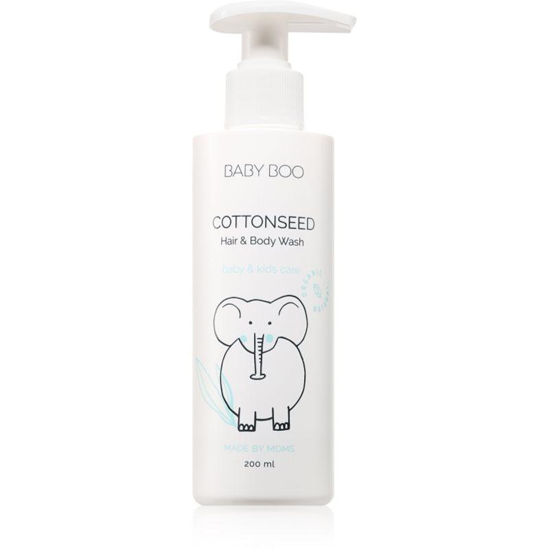 Baby Boo COTTONSEED Hair and Body Wash šampon a sprchový gel pro děti od narození 200 ml