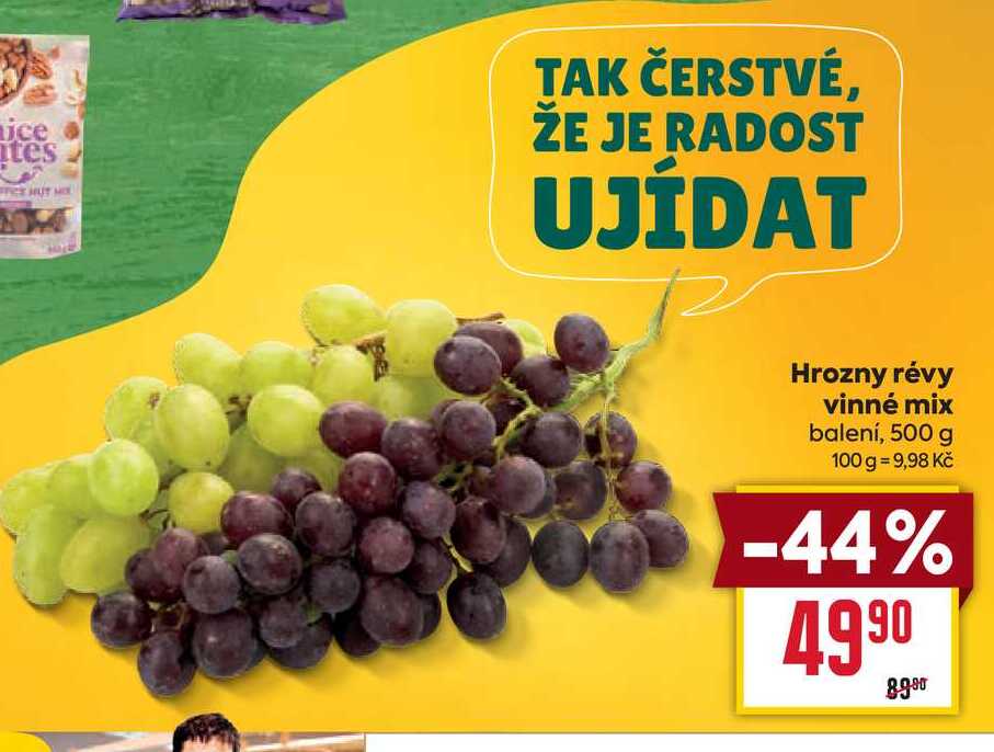 Hrozny révy vinné mix balení, 500 g 