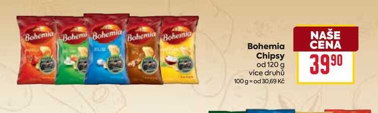 Bohemia Chipsy od 120 g