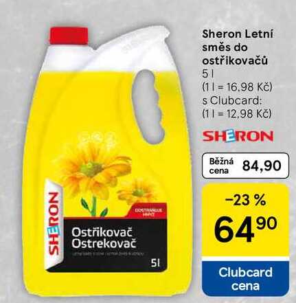 Sheron Letní směs do ostřikovačů, 5 l