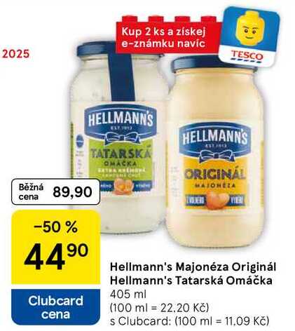 Hellmann's Tatarská Omáčka, 405 ml 