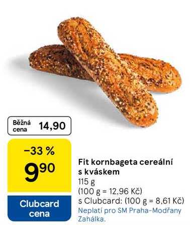 Fit kornbageta cereální s kváskem, 115 g 