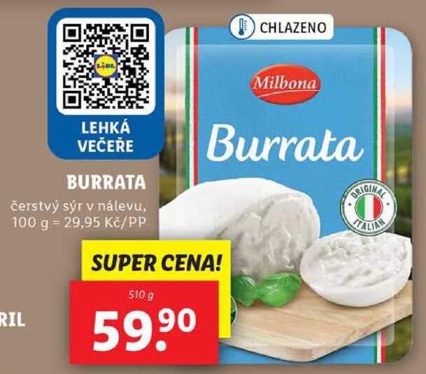 BURRATA, 510 g