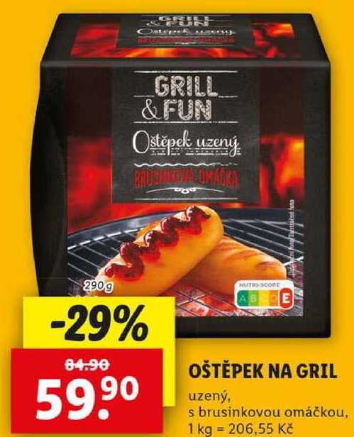 OŠTĚPEK NA GRIL, 290 g