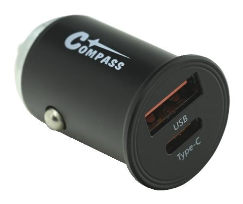 Zástrčka USB + USB C, 1 KS