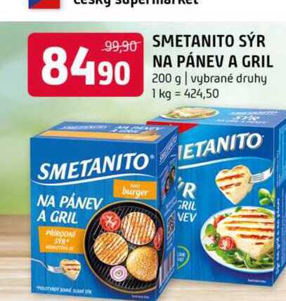 Smetanito sýr na pánev a gril 200g