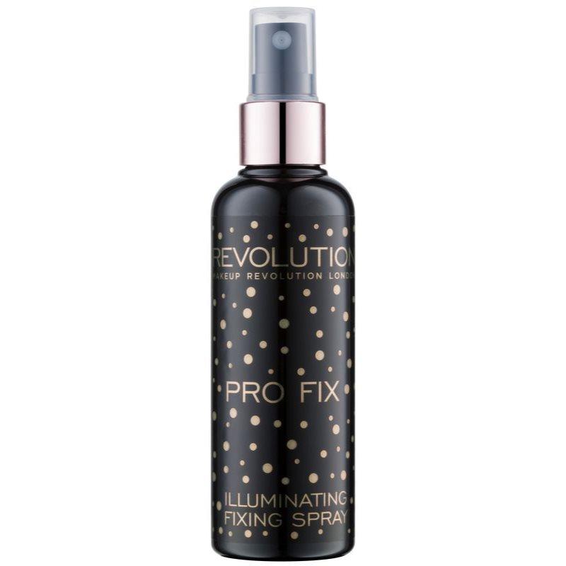 Makeup Revolution Pro Fix rozjasňující fixační sprej 100 ml