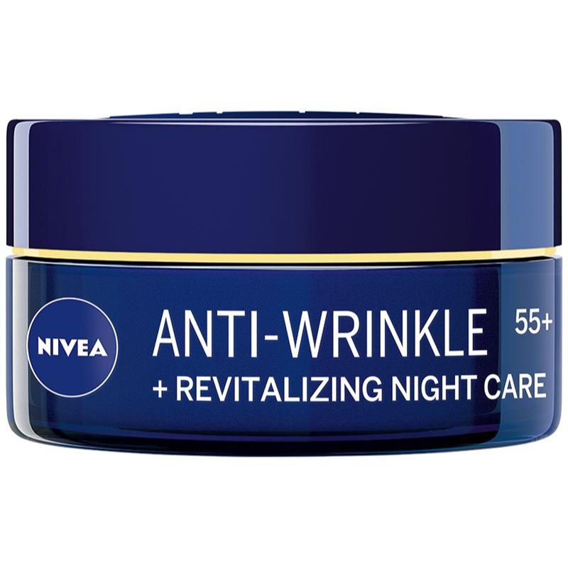 Nivea Revitalizing obnovující noční krém proti vráskám 55+ 50 ml