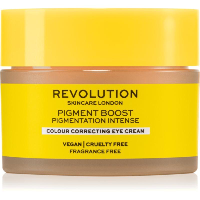 Revolution Skincare Boost Pigment oční krém pro korekci tmavých kruhů a vrásek 15 ml
