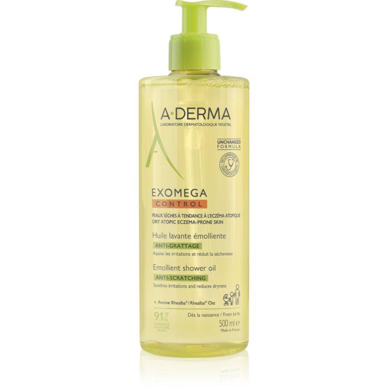 A-Derma Exomega Control Emollient shower oil zvláčňující sprchový olej pro suchou až atopickou pokožku 500 ml