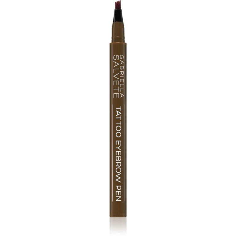 Gabriella Salvete Tattoo Eyebrow Pen fix na obočí odstín 03 Dark Brown 0,28 g