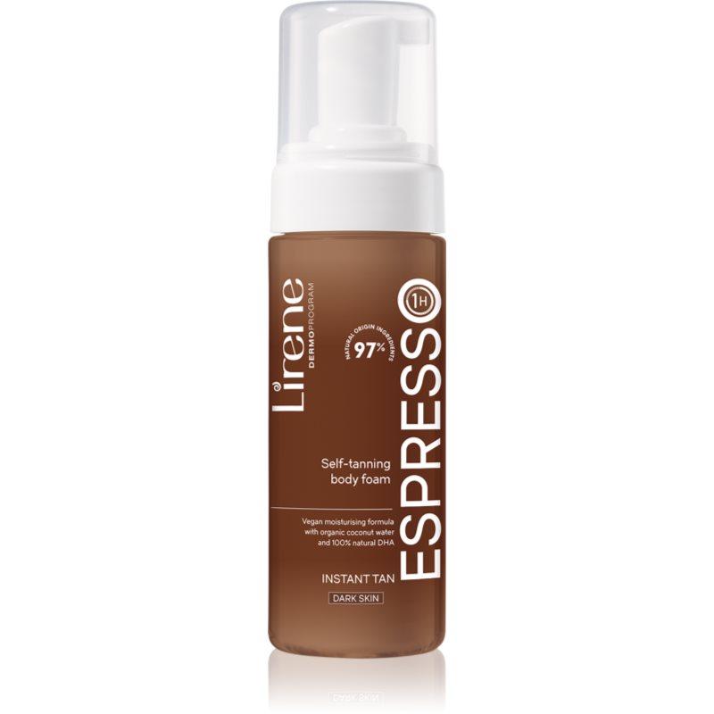 Lirene Perfect Tan samoopalovací pěna pro snědou pokožku na obličej a tělo 150 ml