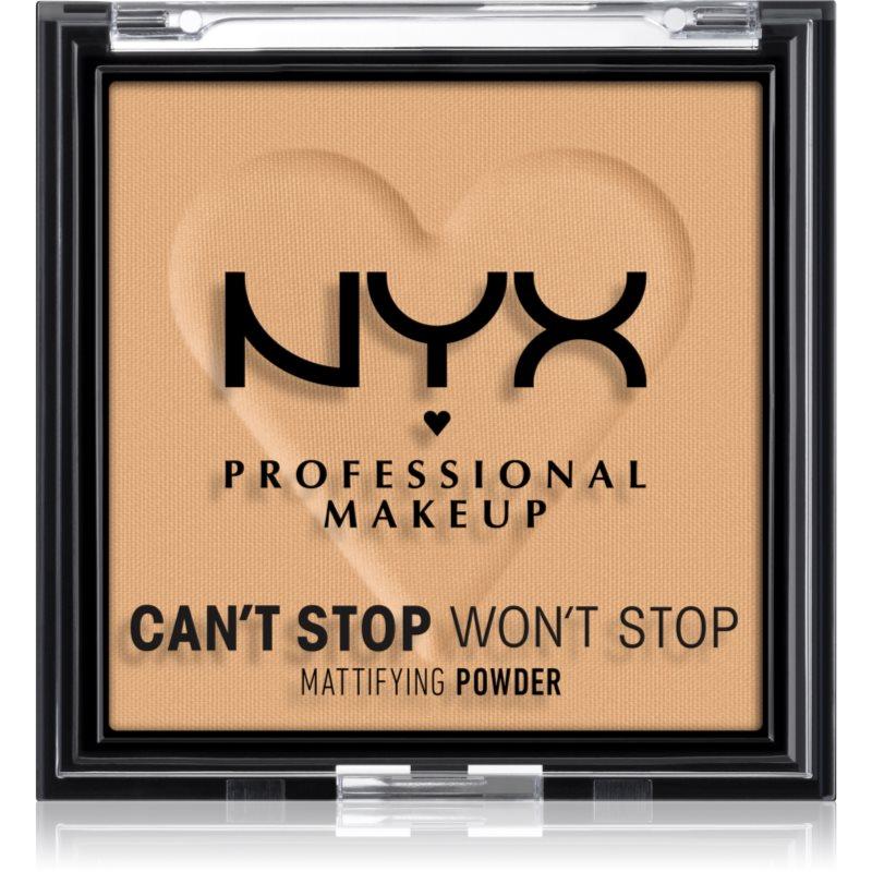 NYX Professional Makeup Can't Stop Won't Stop Mattifying Powder matující pudr odstín 05 Golden 6 g