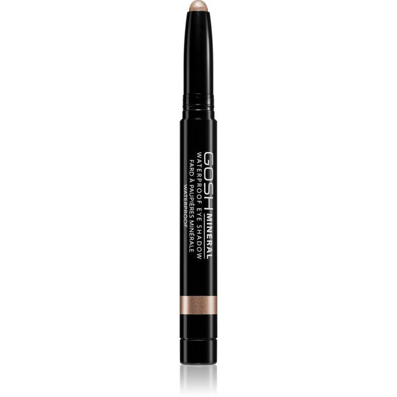 Gosh Mineral Waterproof dlouhotrvající oční stíny v tužce voděodolné odstín 012 Golden Nude 1,4 g