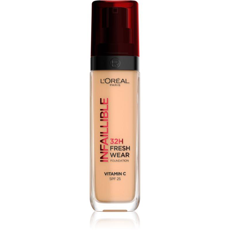 L’Oréal Paris Infaillible 32H Fresh Wear dlouhotrvající tekutý make-up odstín 200 Natural Linen 30 ml