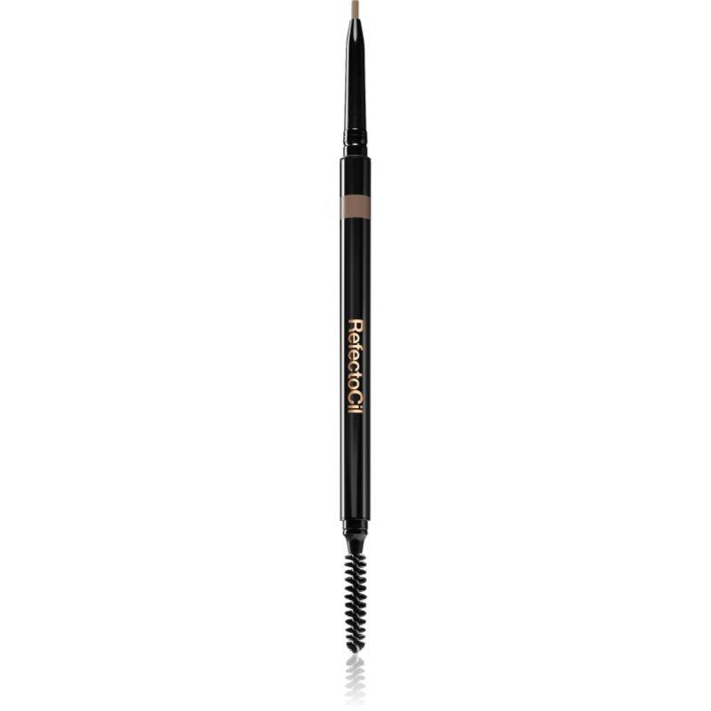 RefectoCil Brow voděodolná tužka na obočí s kartáčkem odstín 03 Dark Brown 1 ks