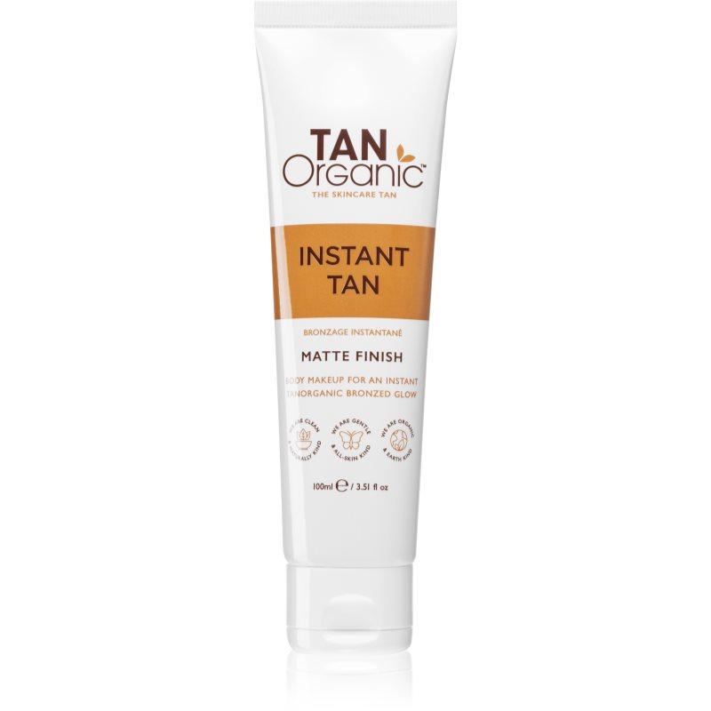 TanOrganic Instant Tan samoopalovací tělový krém s matným efektem 100 ml