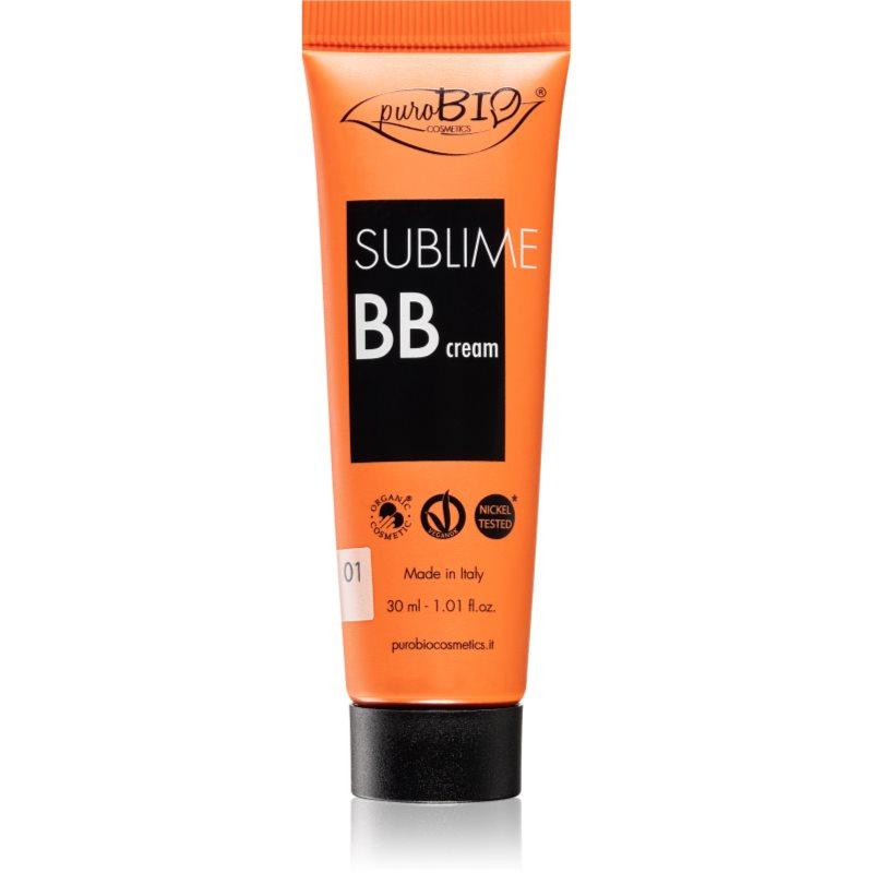 puroBIO Cosmetics Sublime hydratační BB krém odstín 01 30 ml