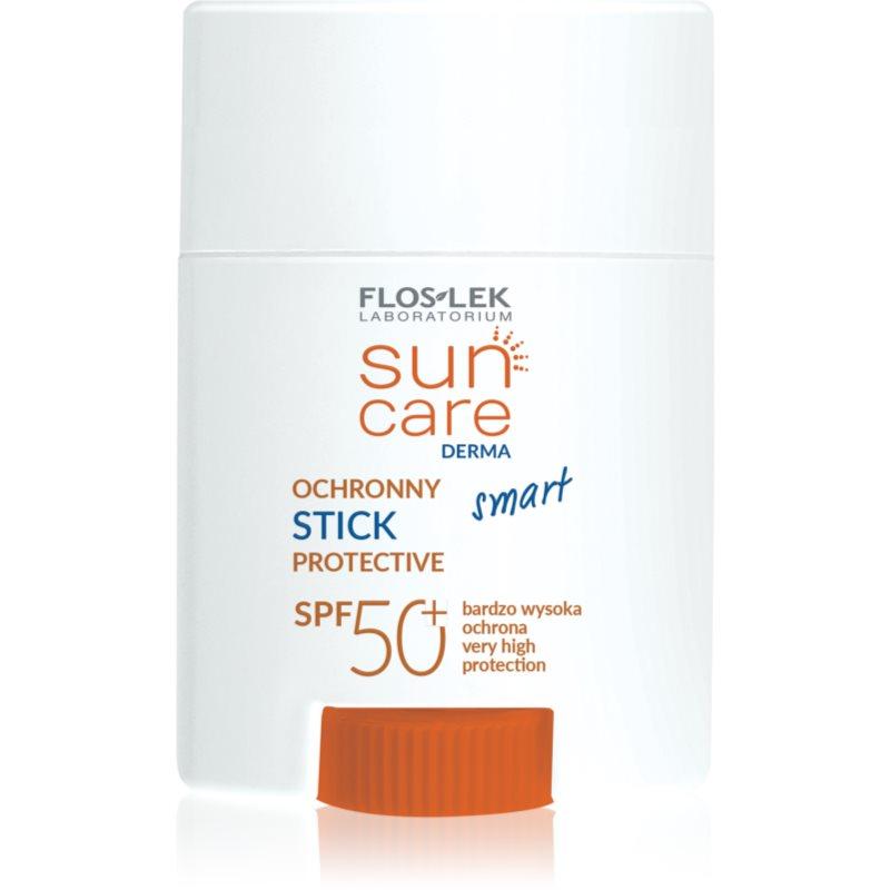 FlosLek Laboratorium Sun Care Derma opalovací krém v tyčince na obličej a citlivá místa SPF 50+ 16 g