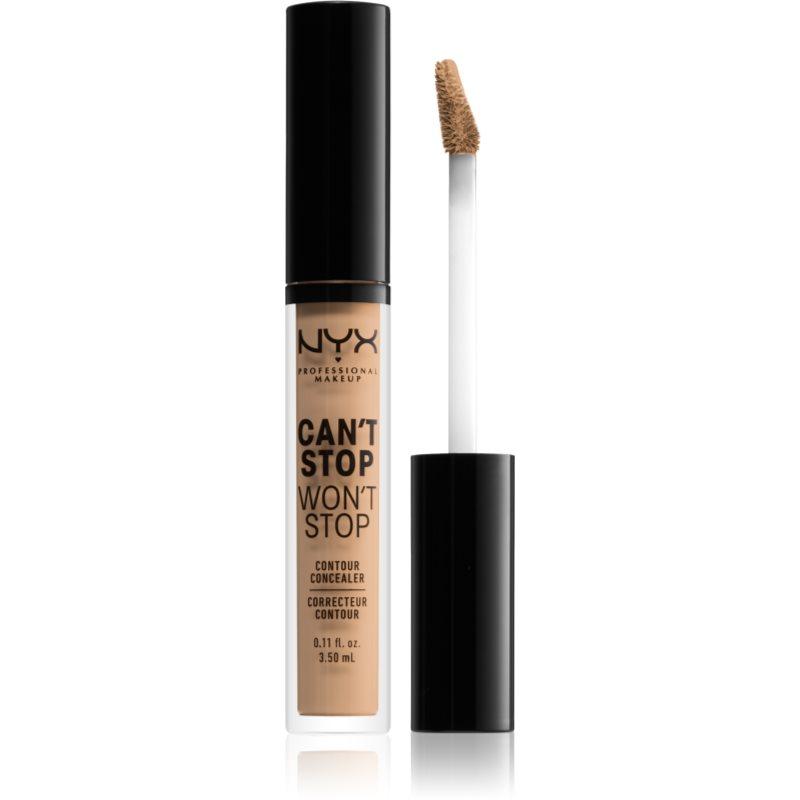 NYX Professional Makeup Can't Stop Won't Stop tekutý korektor odstín 09 Medium Olive 3.5 ml