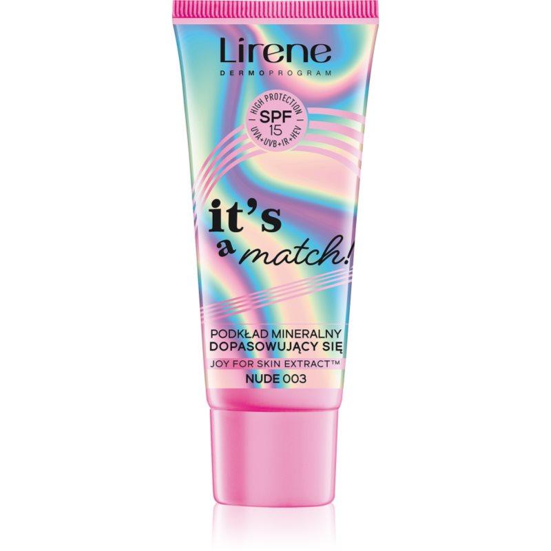 Lirene Mineral minerální tónovací krém pro normální až smíšenou pleť SPF 15 nude 30 ml