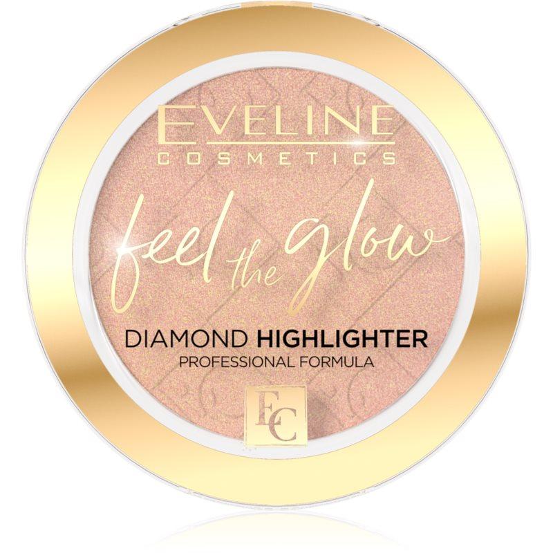 Eveline Cosmetics Feel The Glow rozjasňovač odstín 02 Beach Glow 4,2 g