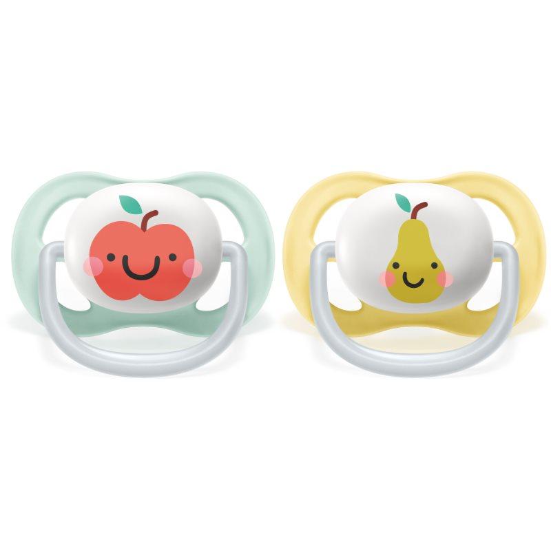 Philips Avent Ultra Air SCF080/17 0-6 m dudlík Neutral Apple 2 ks