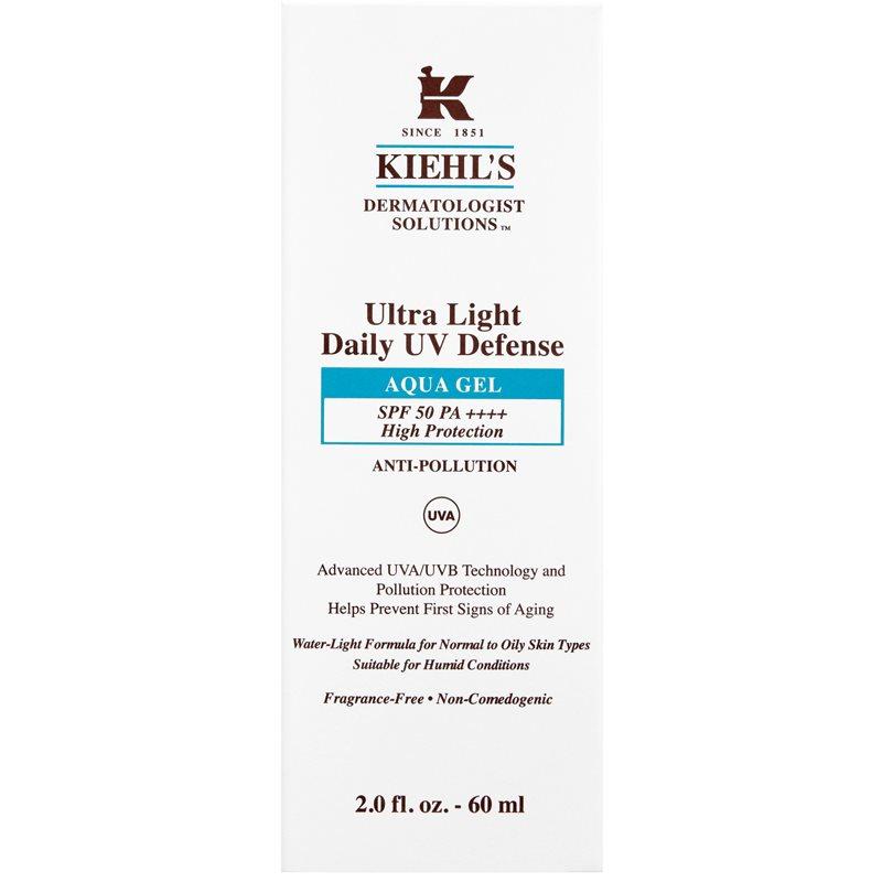 Kiehl's Dermatologist Solutions Ultra Light Daily UV Defense Aqua Gel SPF 50 PA++++ ultra lehký ochranný fluid pro všechny typy pleti včetně citlivé S