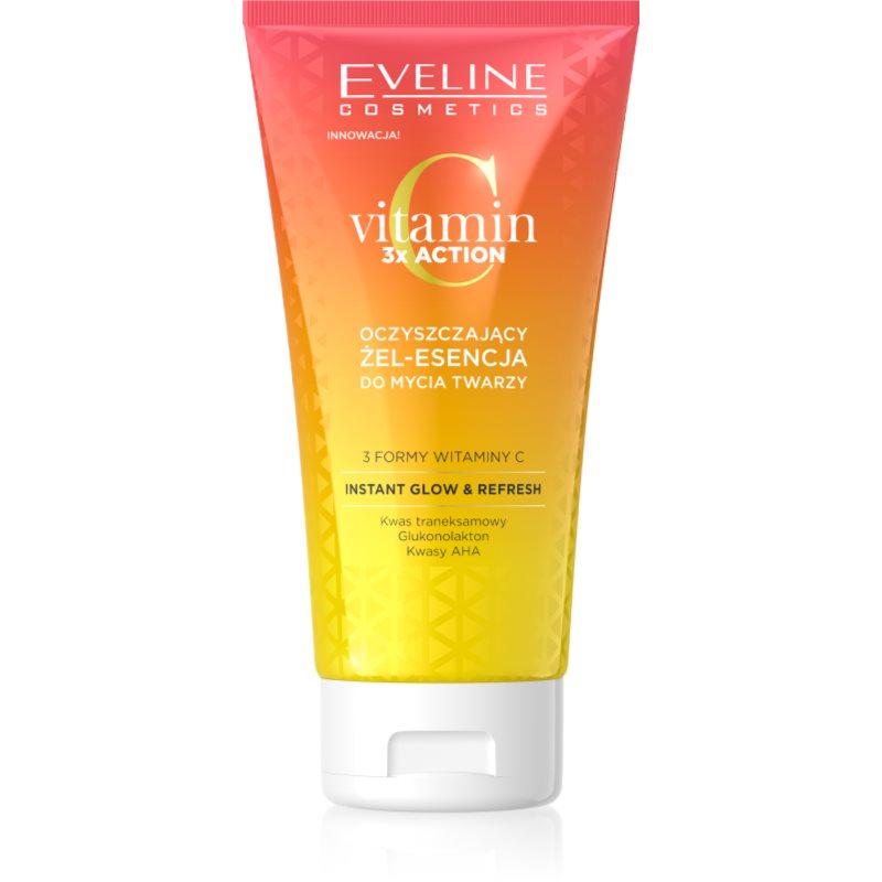 Eveline Cosmetics Vitamin C 3x Action čisticí gel s AHA kyselinami 150 ml