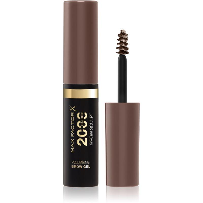 Max Factor 2000 Calorie Brow Sculpt gel na obočí odstín 002 Soft Brown 4,5 ml