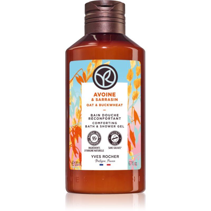 Yves Rocher Bain de Nature pečující sprchový gel Oat & Buckwheat 200 ml
