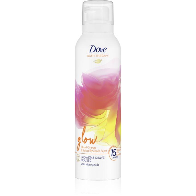 Dove Bath Therapy Glow sprchová pěna Blood Orange & Rhubarb 200 ml