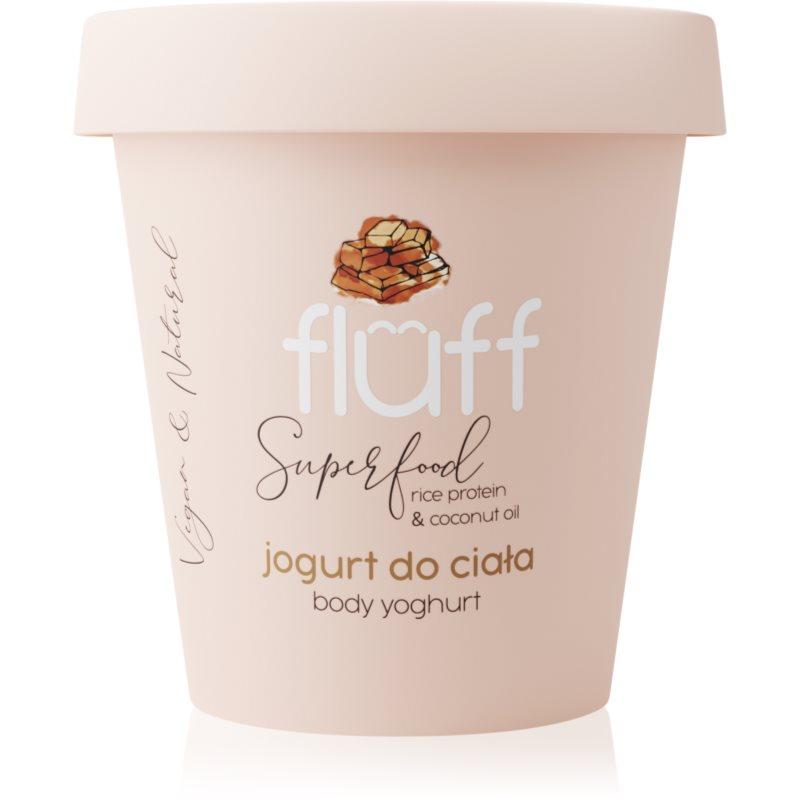 Fluff Superfood Chocolate tělový jogurt Rice Protein & Coconut Oil 180 ml