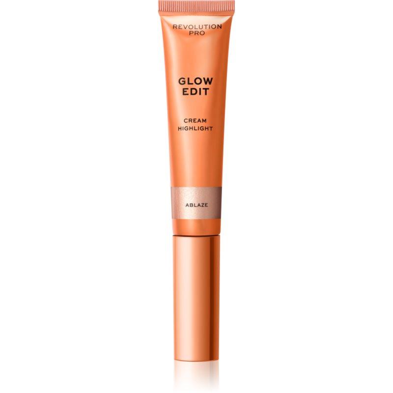 Revolution PRO Glow Edit krémový rozjasňovač odstín Ablaze 15 ml
